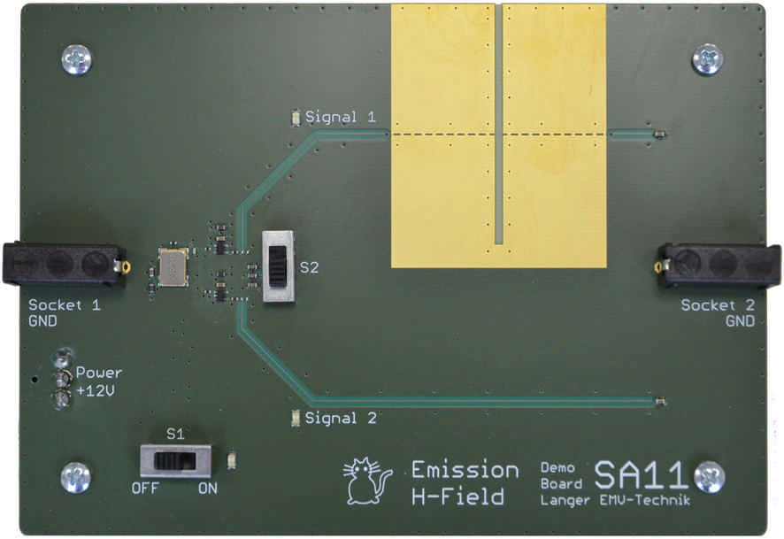 SA 11, Demo Board Emission B-field